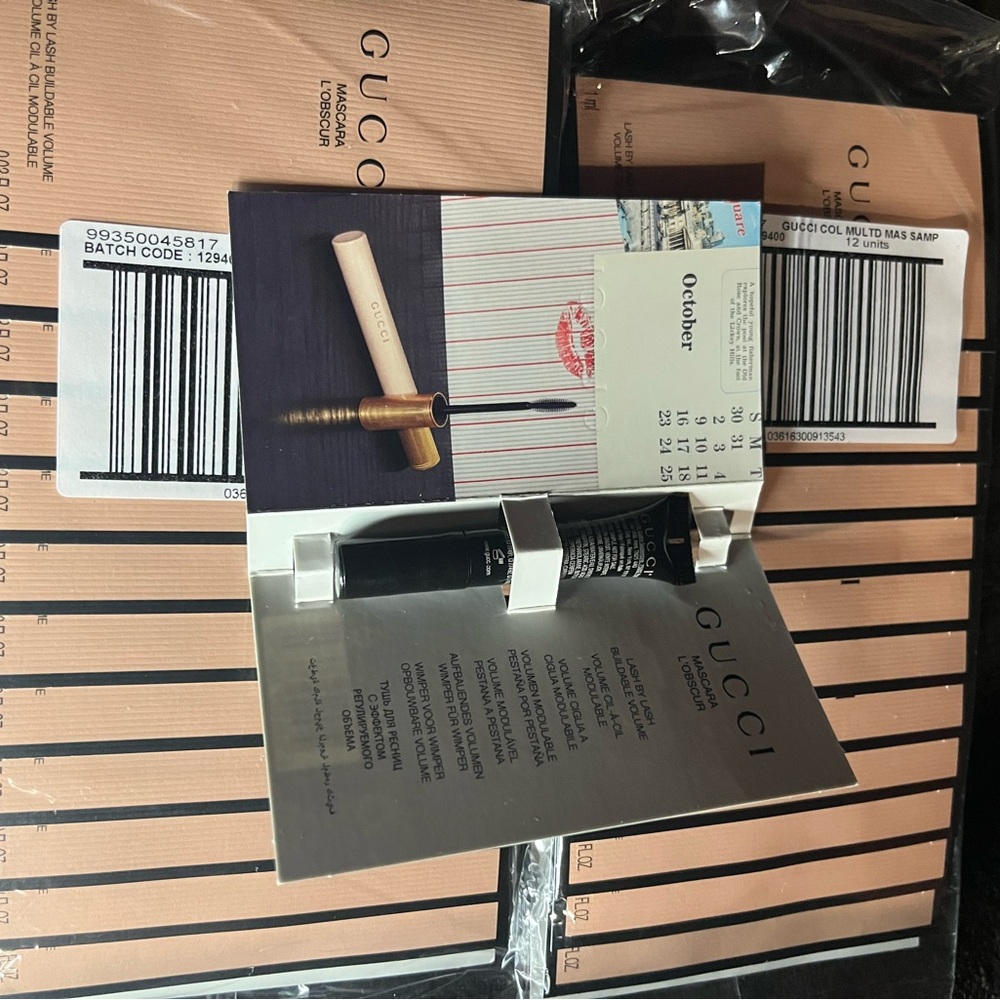 Gucci Black Mascara Sample